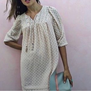 Anthropologie one September Anwen Carraroe Rare Baby Blue Spring Dress